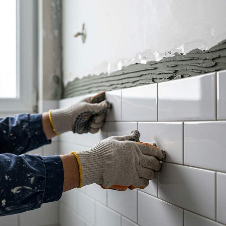 Pose de carrelage intérieur Gentilly